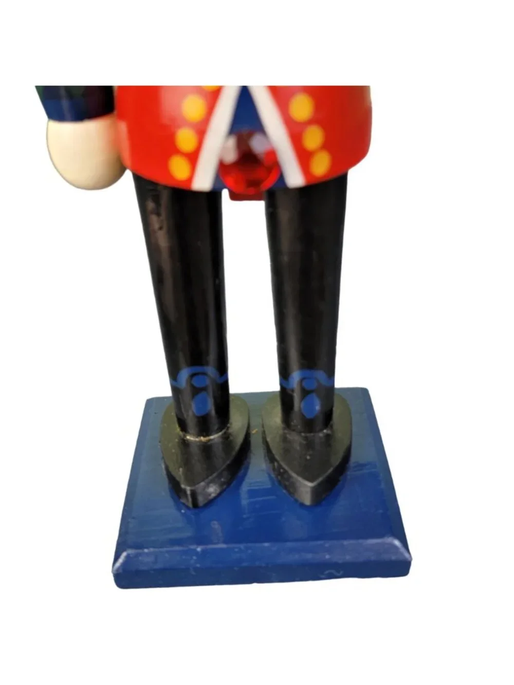Colorful King Vintage 12 Inch Nutcracker Christmas Home Decor Holiday Jewel Blue